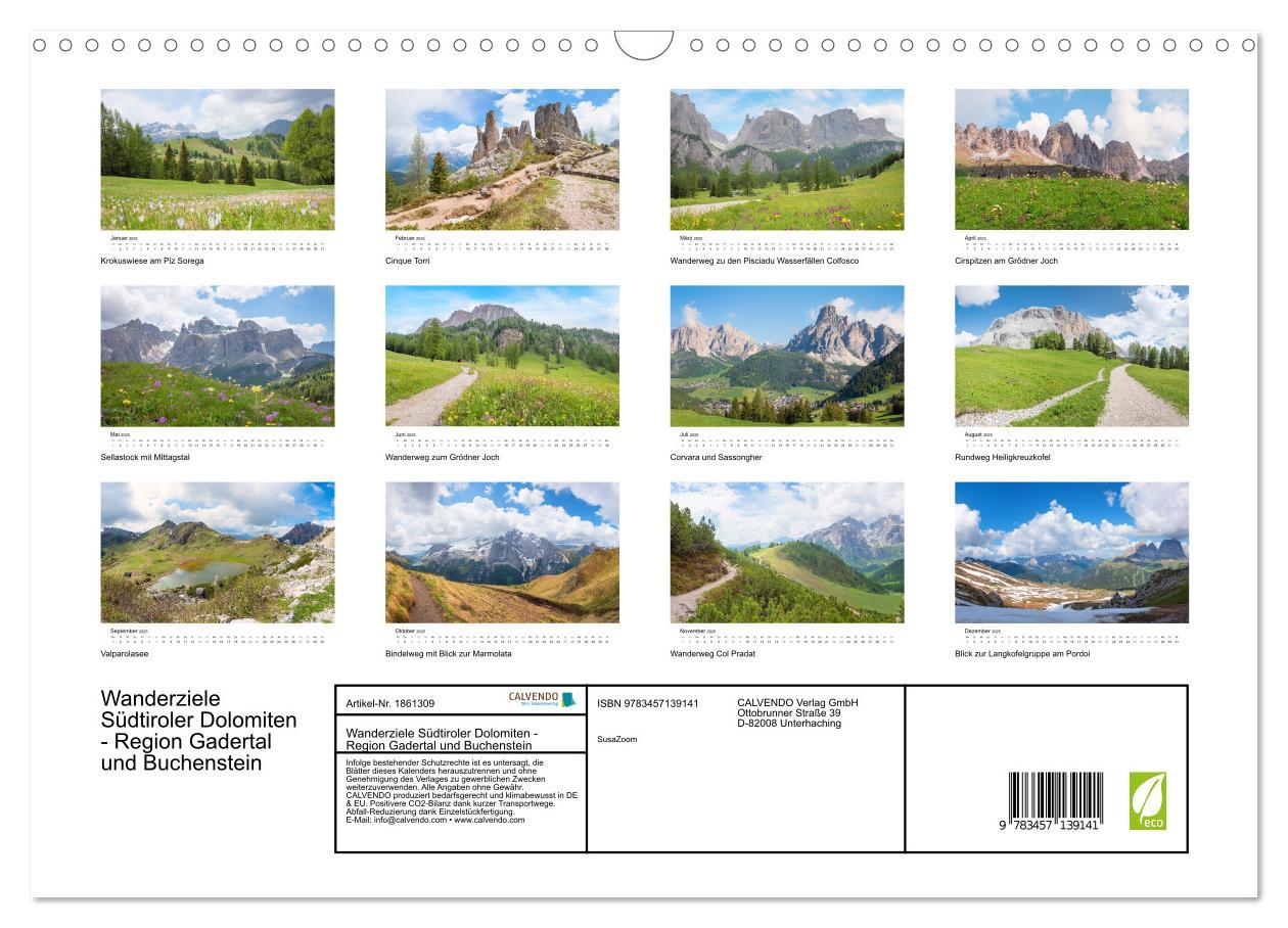 Bild: 9783457139141 | Wanderziele Südtiroler Dolomiten - Region Gadertal und Buchenstein...