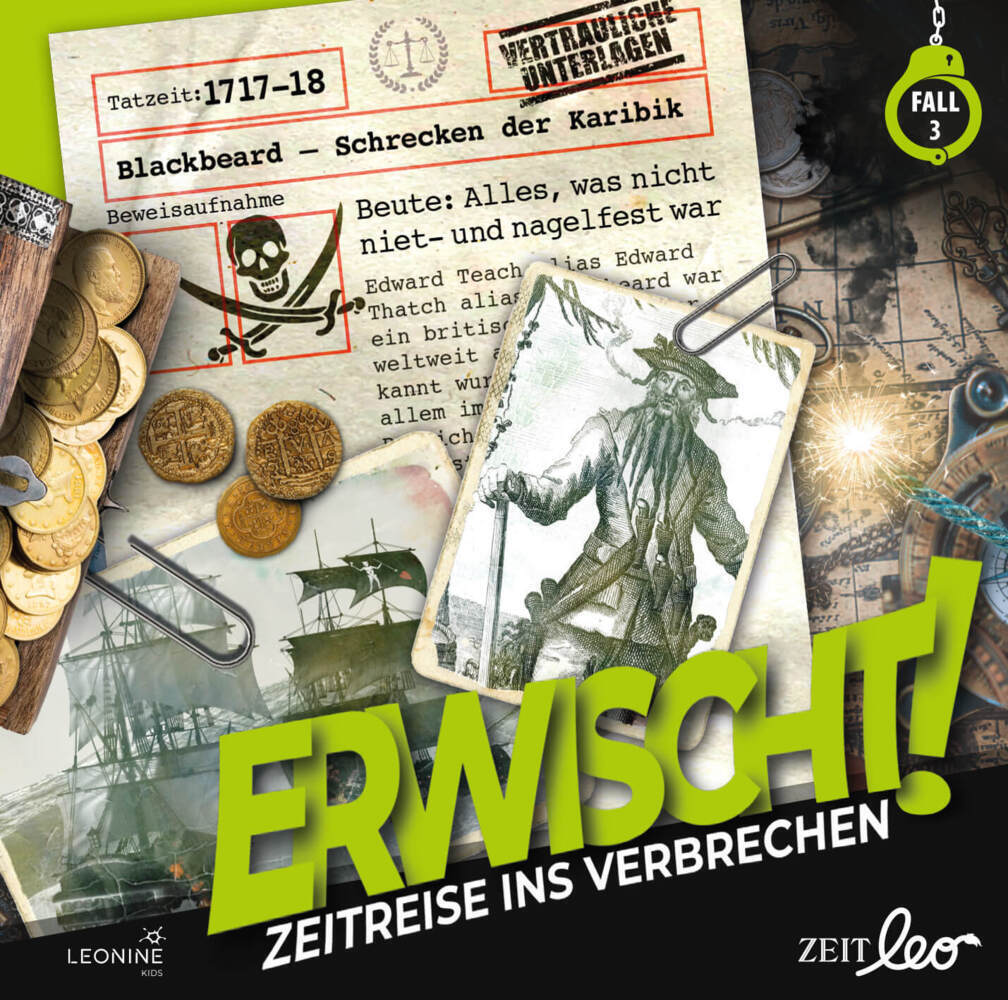 Cover: 4061229281720 | Erwischt! Zeitreise ins Verbrechen - Blackbeard - Schrecken der...