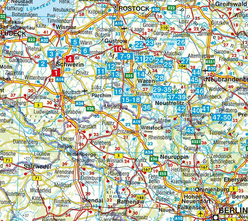 Bild: 9783763343560 | Mecklenburgische Seenplatte | 50 Touren mit GPS-Tracks | Rolf Goetz