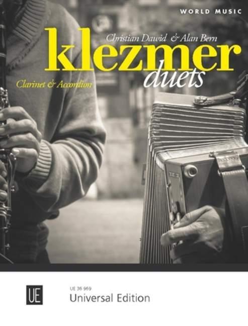 Cover: 9790008087134 | Klezmer Duets - Clarinet &amp; Accordion | für Klarinette und Akkordeon.