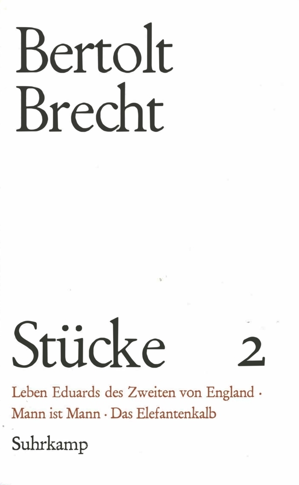 Cover: 9783518023822 | Erste Stücke. Tl.2 | Bertolt Brecht | Buch | Suhrkamp