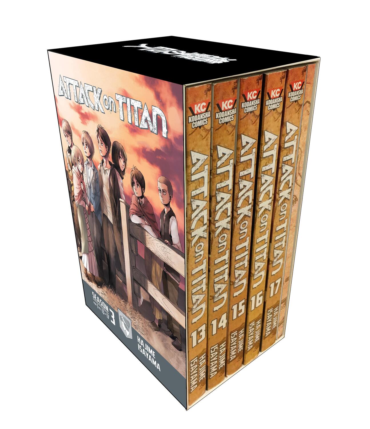 Cover: 9781632366559 | Attack on Titan Season 3 Part 1 Manga Box Set | Hajime Isayama | Buch