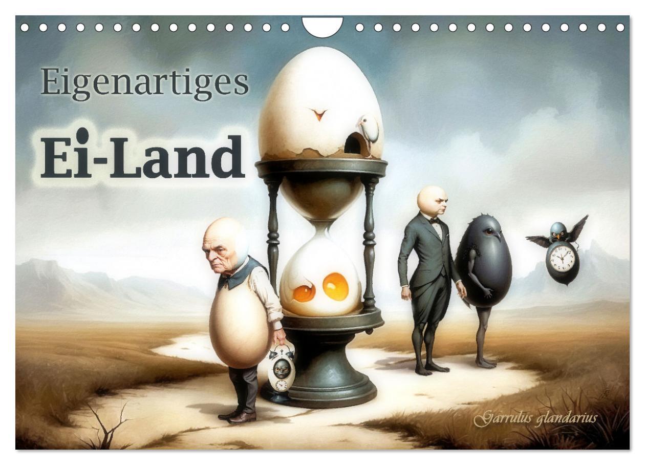 Cover: 9783457177761 | Eigenartiges Ei-Land (Wandkalender 2025 DIN A4 quer), CALVENDO...