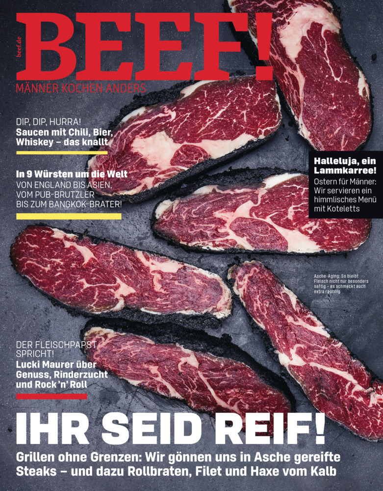 Cover: 9783517101460 | BEEF! Nr. 68 (2/2022) | Männer kochen anders | GmbH | Taschenbuch
