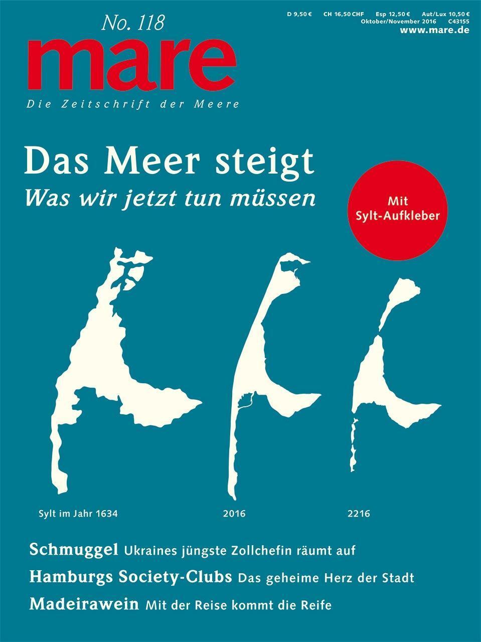 Cover: 9783866484078 | mare 118 - Das Meer steigt | Taschenbuch | 130 S. | Deutsch | 2016