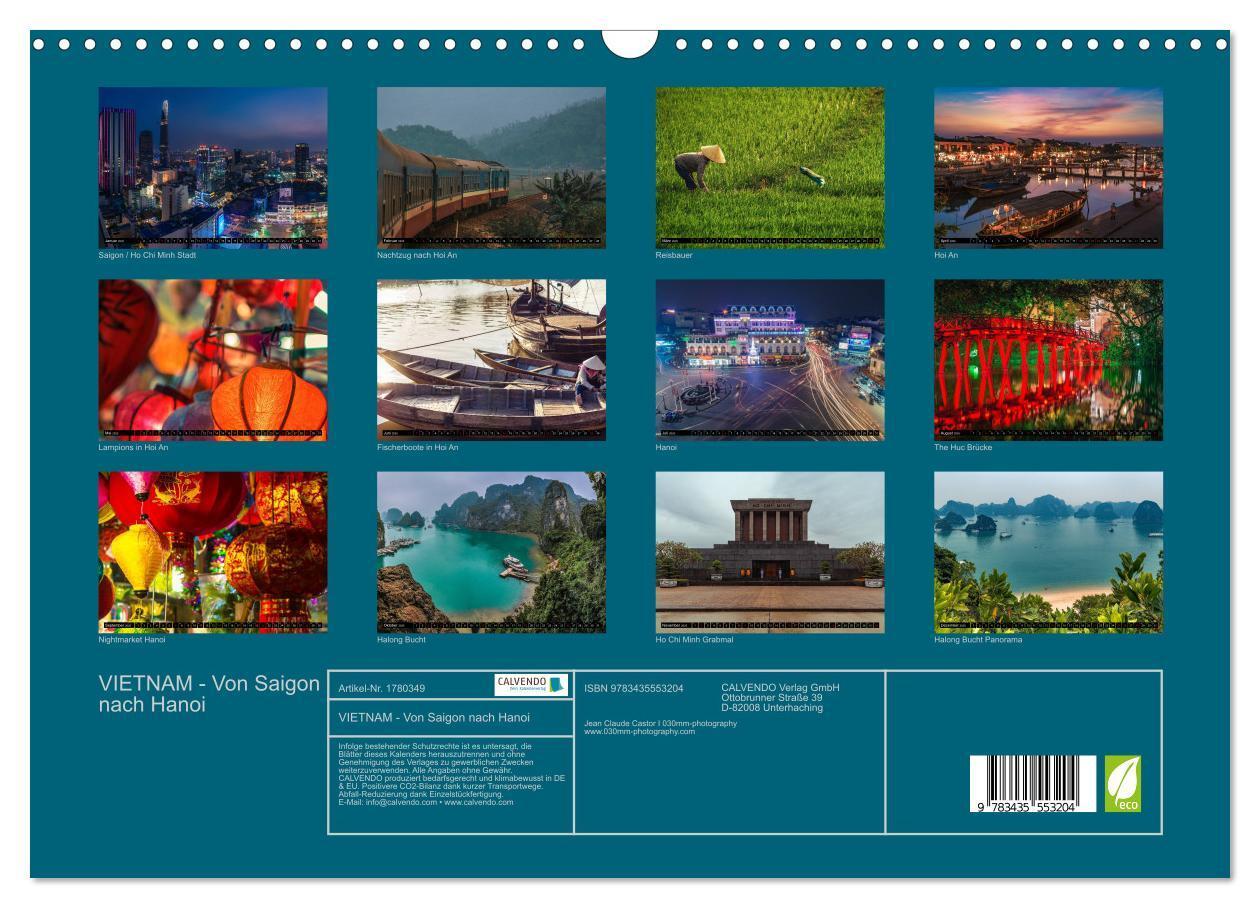 Bild: 9783435553204 | VIETNAM - Von Saigon nach Hanoi (Wandkalender 2025 DIN A3 quer),...