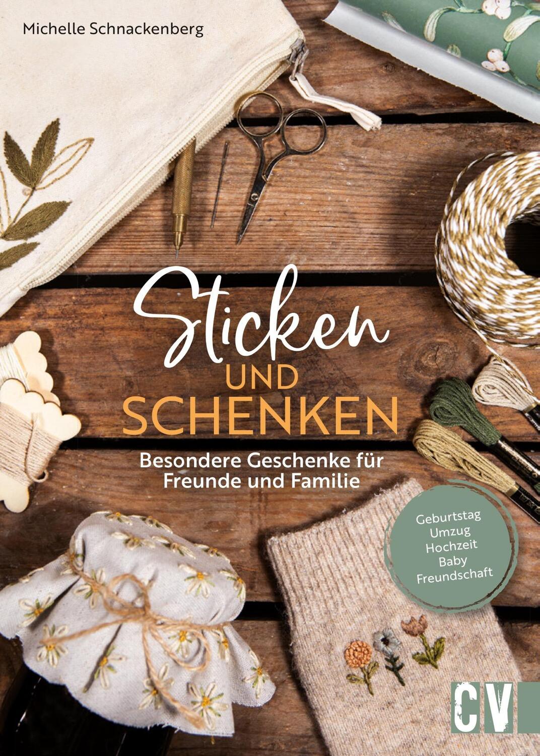 Cover: 9783841067722 | Sticken und schenken | Michelle Schnackenberg | Buch | 96 S. | Deutsch
