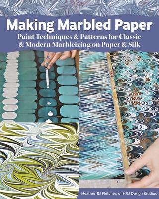 Cover: 9781497100435 | Making Marbled Paper: Paint Techniques &amp; Patterns for Classic &amp;...