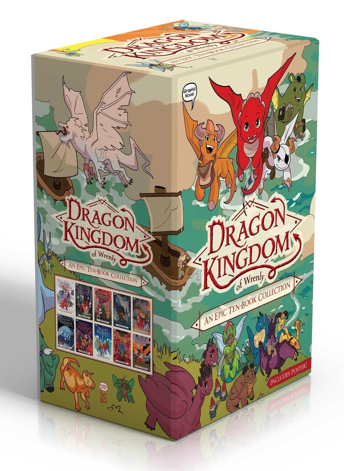 Cover: 9781665949187 | Dragon Kingdom of Wrenly An Epic Ten-Book Collection (Includes...