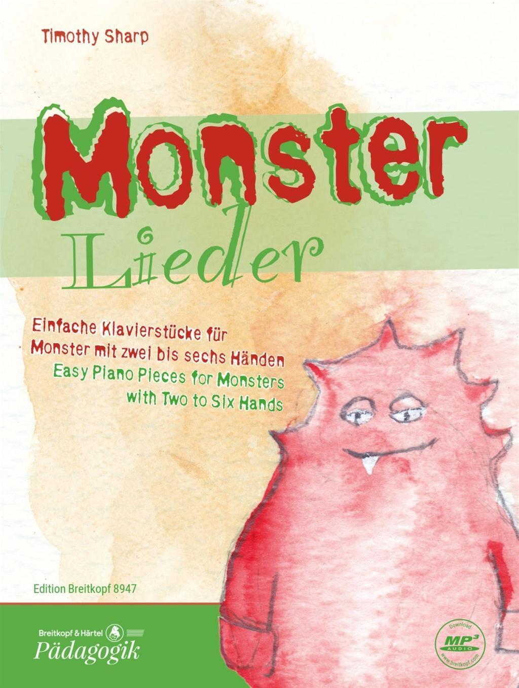 Cover: 9790004186169 | Monsterlieder | Klavier | Timothy Sharp | Buch | Deutsch | 2019