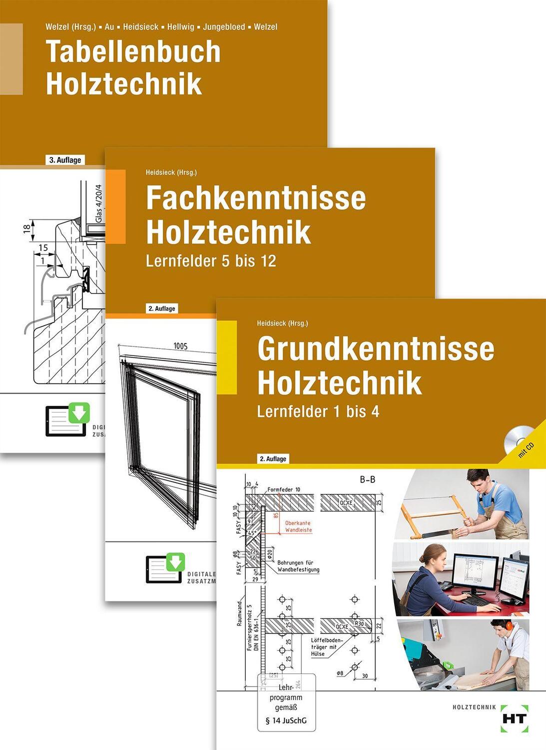 Cover: 9783582300935 | Paketangebot Holztechnik III | Grund-, Fachkenntnisse und Tabellenbuch