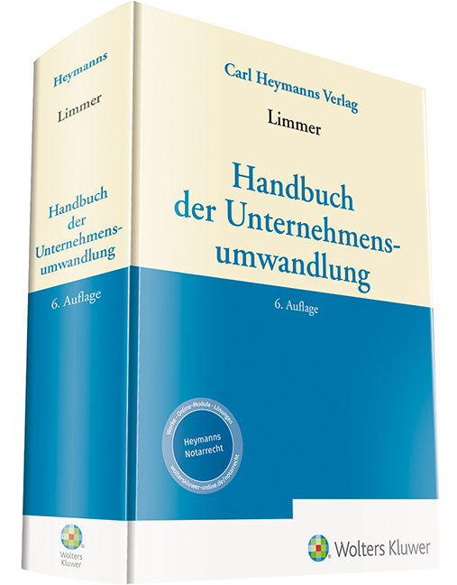 Cover: 9783452290984 | Handbuch der Unternehmensumwandlung | Peter Limmer | Buch | 2018