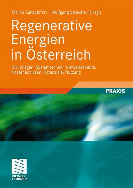 Cover: 9783834808394 | Regenerative Energien in Österreich | Wolfgang Streicher (u. a.)