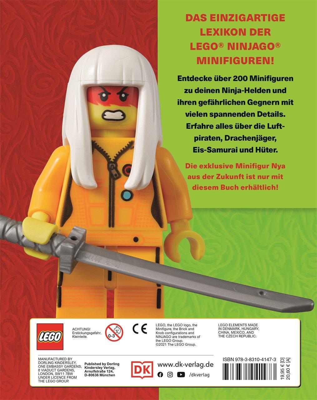 Rückseite: 9783831041473 | LEGO® NINJAGO® Lexikon der Minifiguren. Neuausgabe | Buch | 224 S.