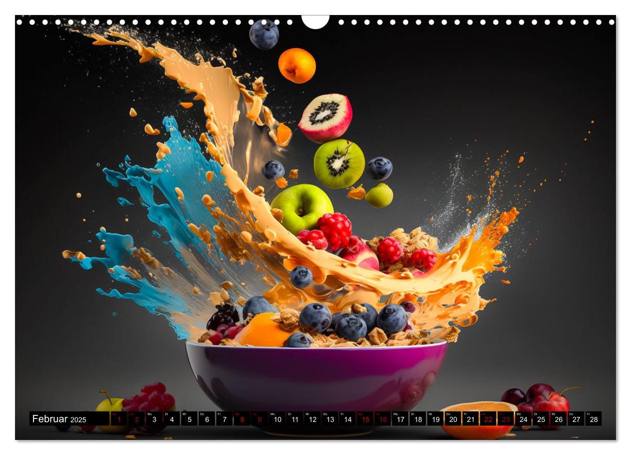 Bild: 9783383904486 | Müsli Frühstück (Wandkalender 2025 DIN A3 quer), CALVENDO...