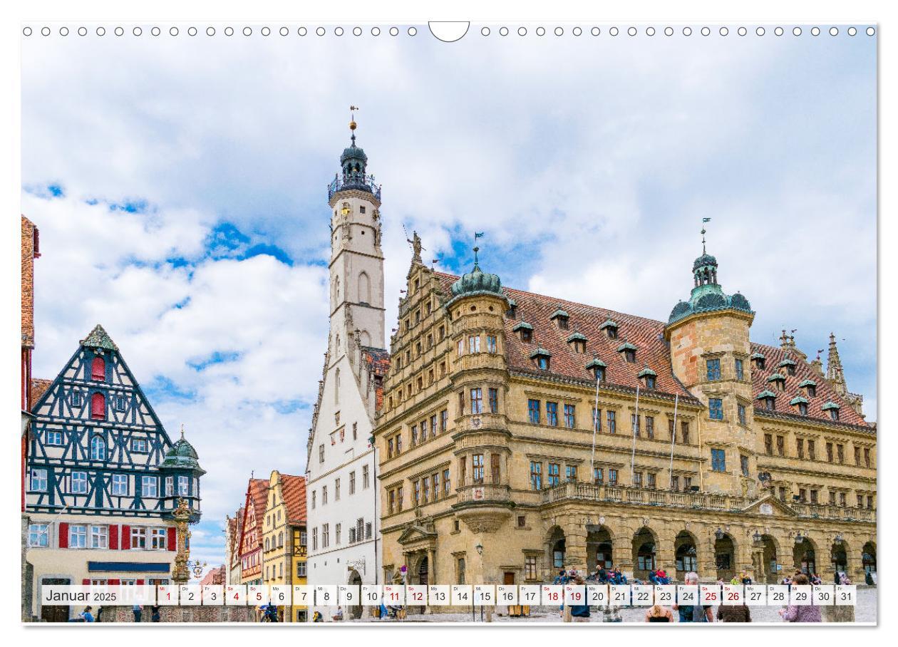 Bild: 9783383988066 | Ein Spaziergang durch Rothenburg ob der Tauber (Wandkalender 2025...