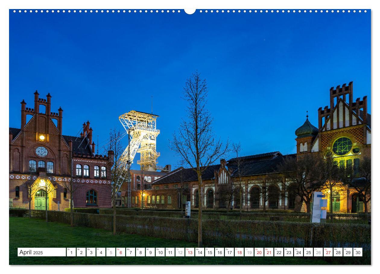 Bild: 9783383801938 | Die Zechen im Ruhrpott (Wandkalender 2025 DIN A2 quer), CALVENDO...