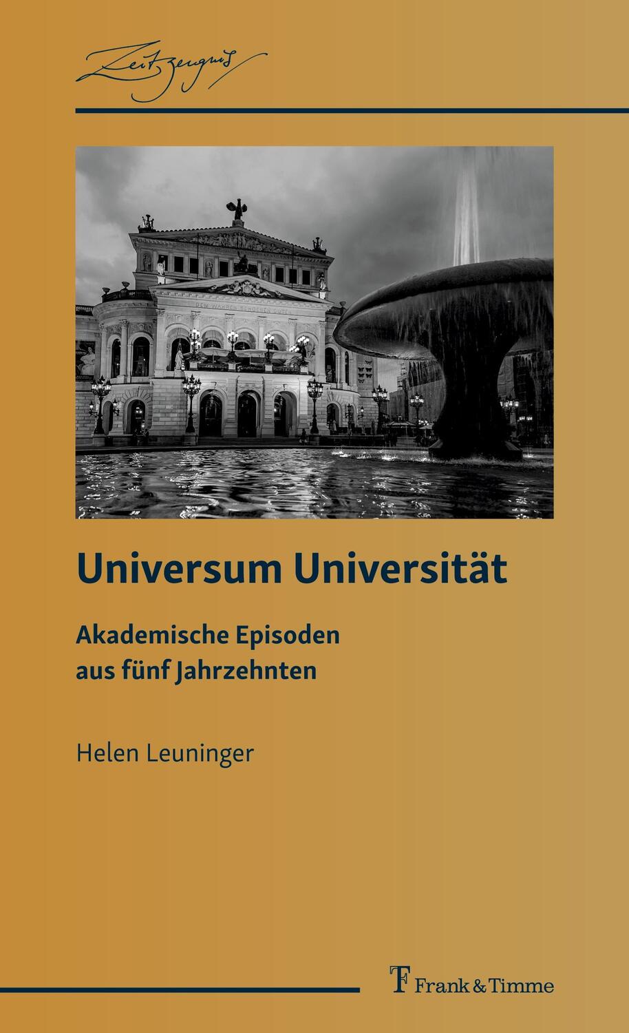 Cover: 9783732906758 | Universum Universität | Akademische Episoden aus fünf Jahrzehnten