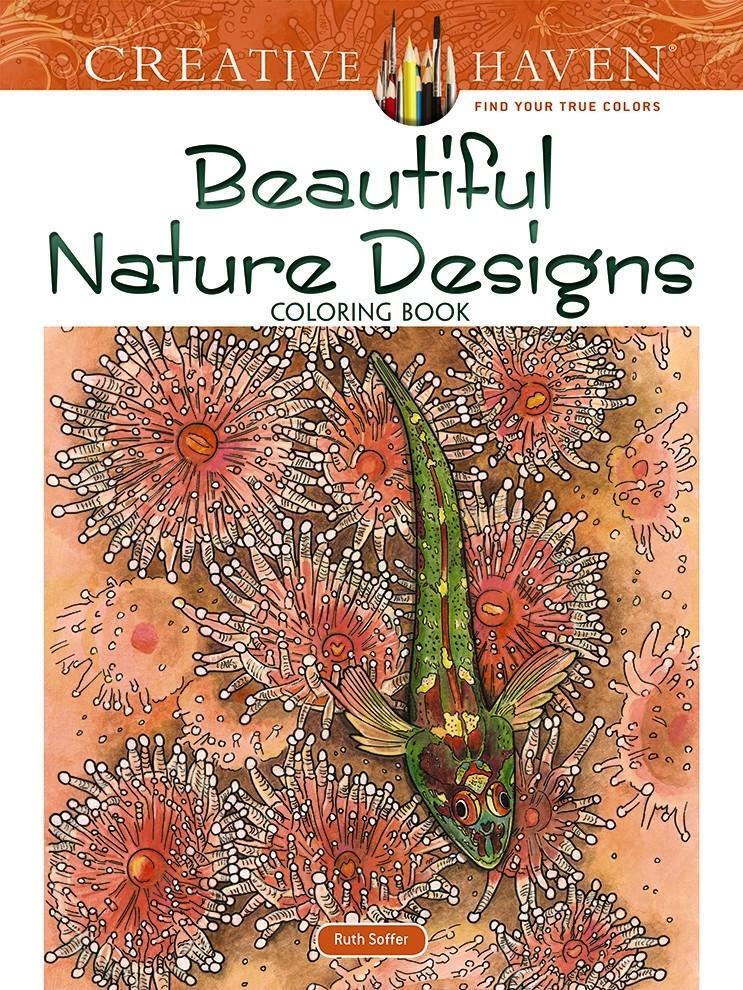 Cover: 9780486823065 | Creative Haven Beautiful Nature Designs Coloring Book | Ruth Soffer