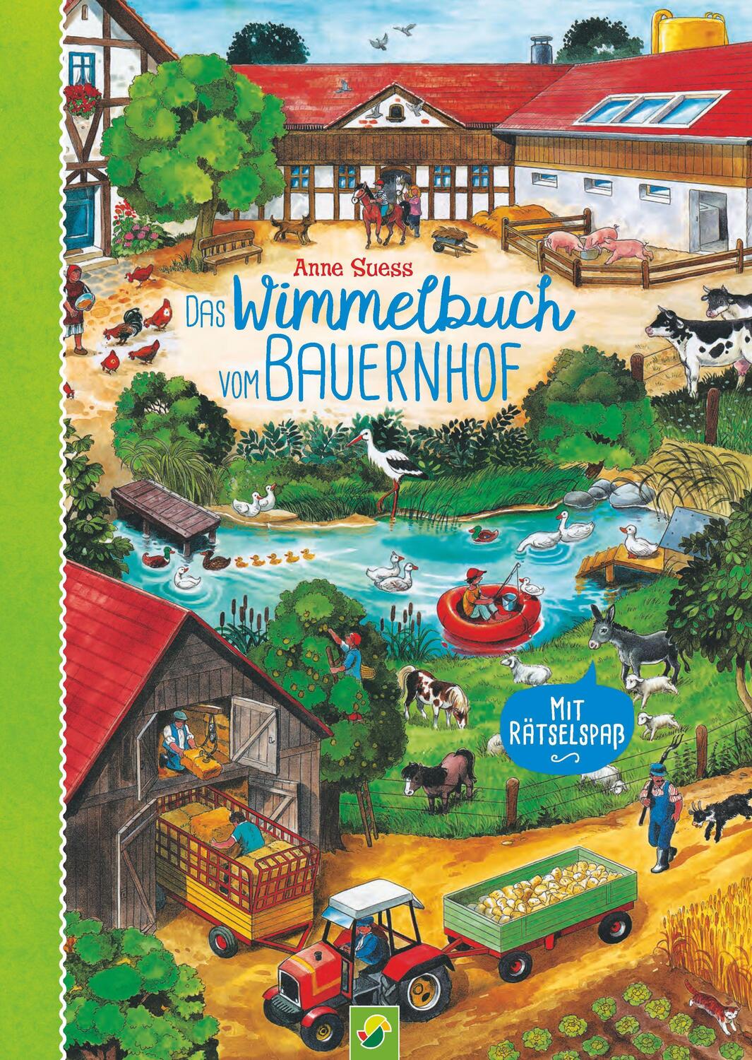 Cover: 9783849932091 | Das Wimmelbuch vom Bauernhof | Mit Rätselspaß für Kinder ab 2 Jahren
