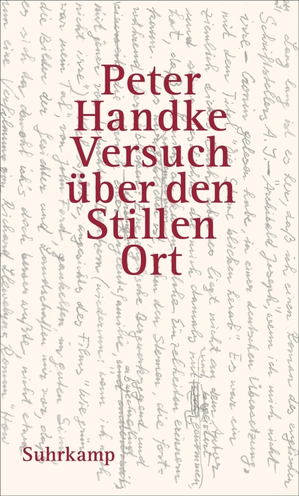 Cover: 9783518423172 | Versuch über den Stillen Ort | Peter Handke | Buch | 2012 | Suhrkamp