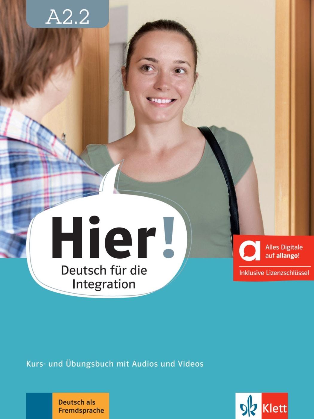 Cover: 9783126730037 | Hier! A2.2 - Hybride Ausgabe allango. Kurs- und Übungsbuch mit...