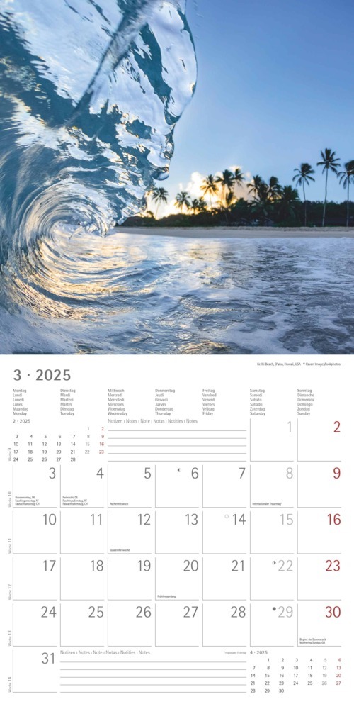 Bild: 4251732340896 | Alpha Edition - Am Meer 2025 Broschürenkalender, 30x30cm,...