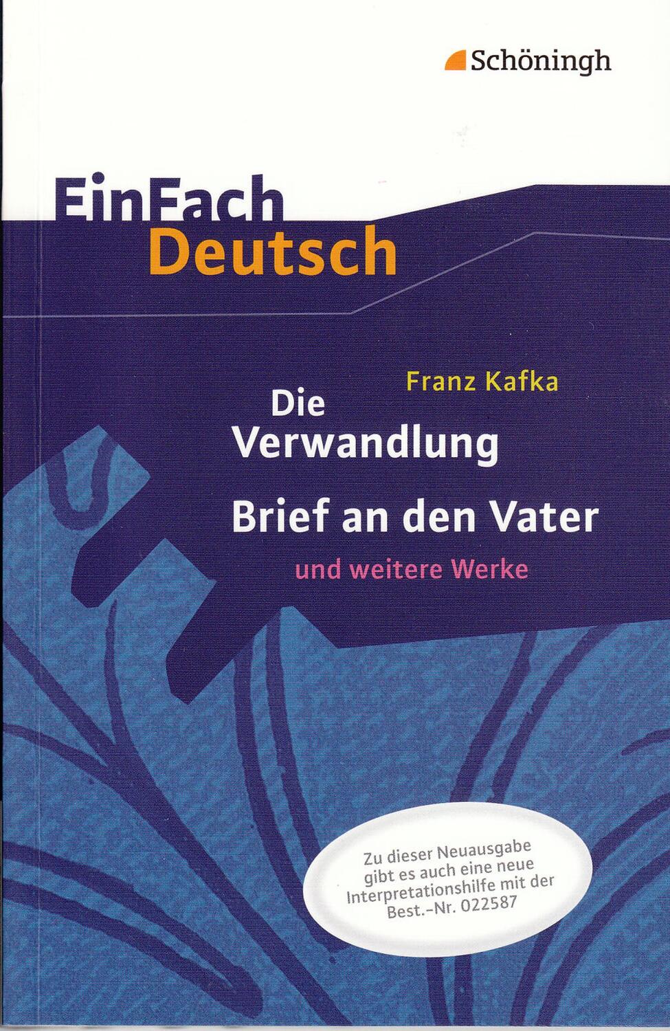Cover: 9783140225854 | Die Verwandlung, Brief an den Vater und weitere Werke. EinFach...