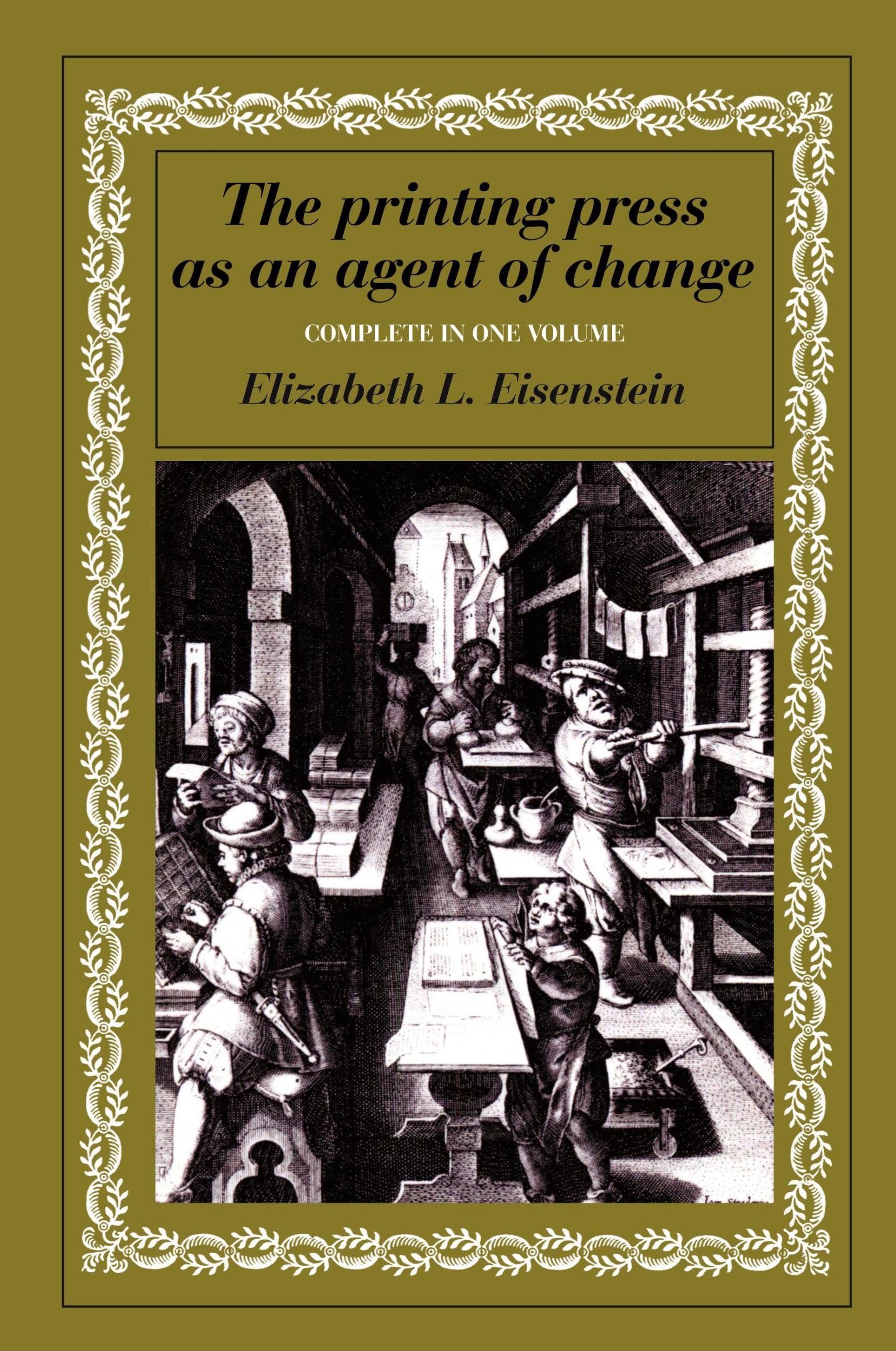 Cover: 9780521299558 | The Printing Press as an Agent of Change | Elizabeth L. Eisenstein