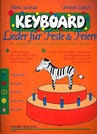 Cover: 9790204424283 | Lieder für Feste und Feiern Die beliebtesten Lieder für Keyboard