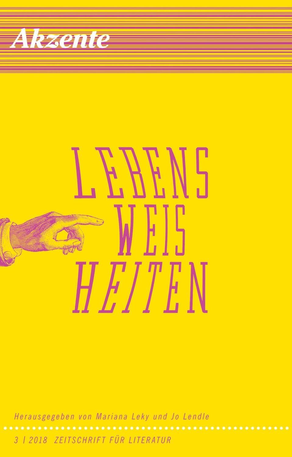 Cover: 9783446260856 | Akzente 3/2018 | Lebensweisheiten | Taschenbuch | 84 S. | Deutsch