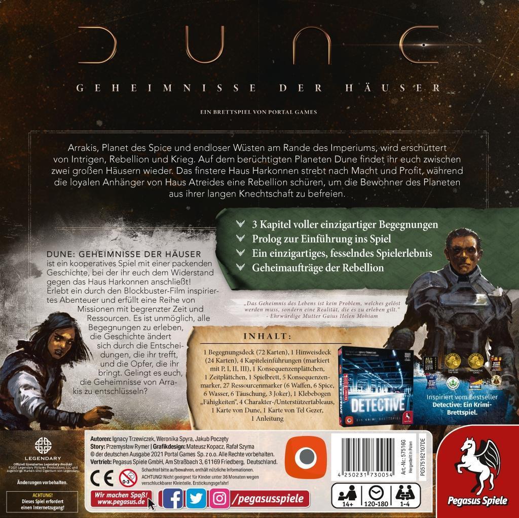 Bild: 4250231730054 | Dune - Geheimnisse der Häuser (Portal Games) | Spiel | Deutsch | 2021