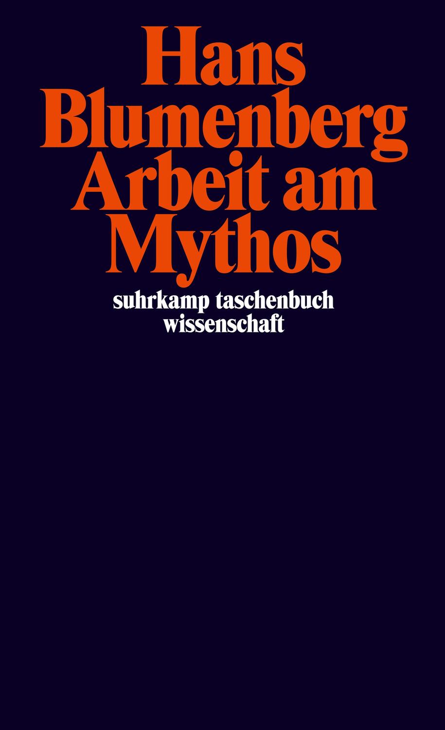 Cover: 9783518294055 | Arbeit am Mythos | Hans Blumenberg | Taschenbuch | Deutsch | 2011