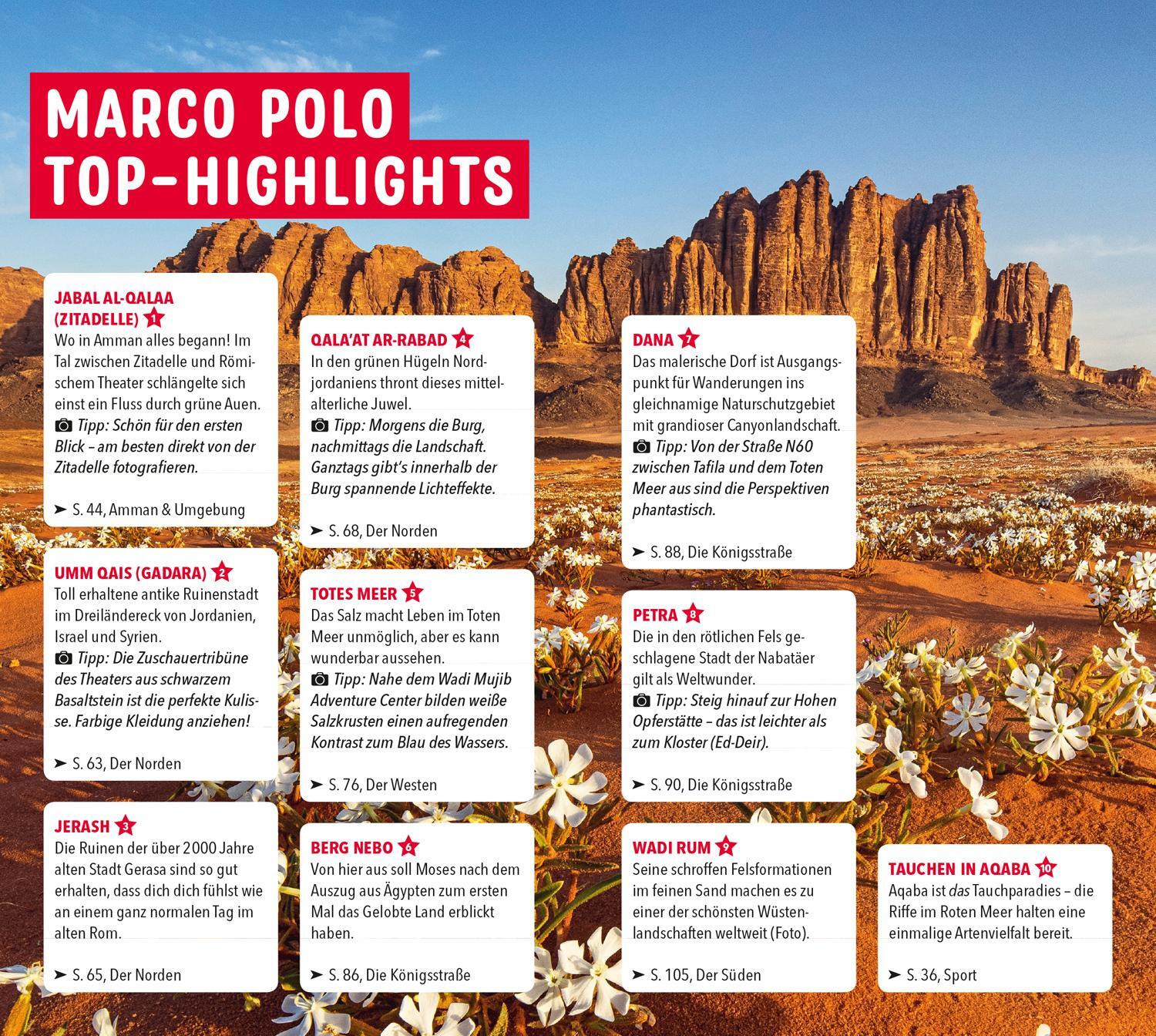 Bild: 9783829749879 | MARCO POLO Reiseführer Jordanien | Martina Sabra | Taschenbuch | 2023