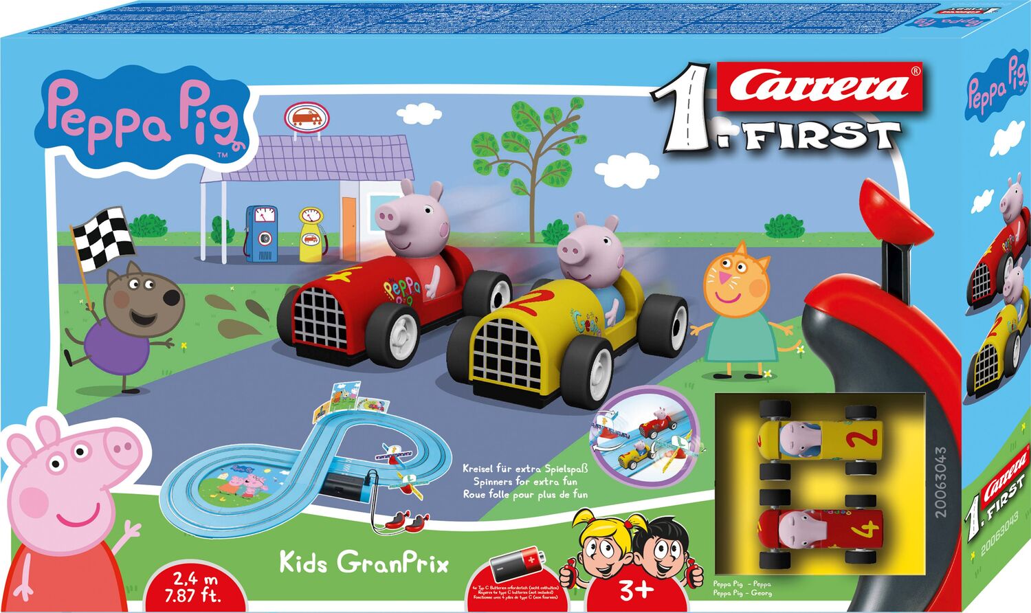 Cover: 4007486630437 | FIRST - Peppa Pig - Kids GranPrix | Peppa Pig | Carrera Toys GmbH