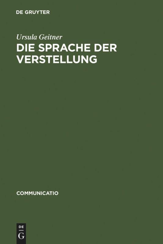 Cover: 9783484630017 | Die Sprache der Verstellung | Ursula Geitner | Buch | ISSN | Deutsch