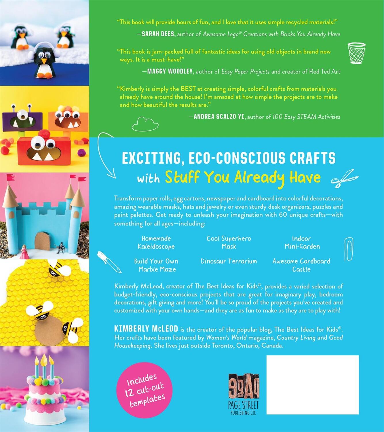 Rückseite: 9781624149085 | Fun and Easy Crafting with Recycled Materials | Kimberly McLeod | Buch
