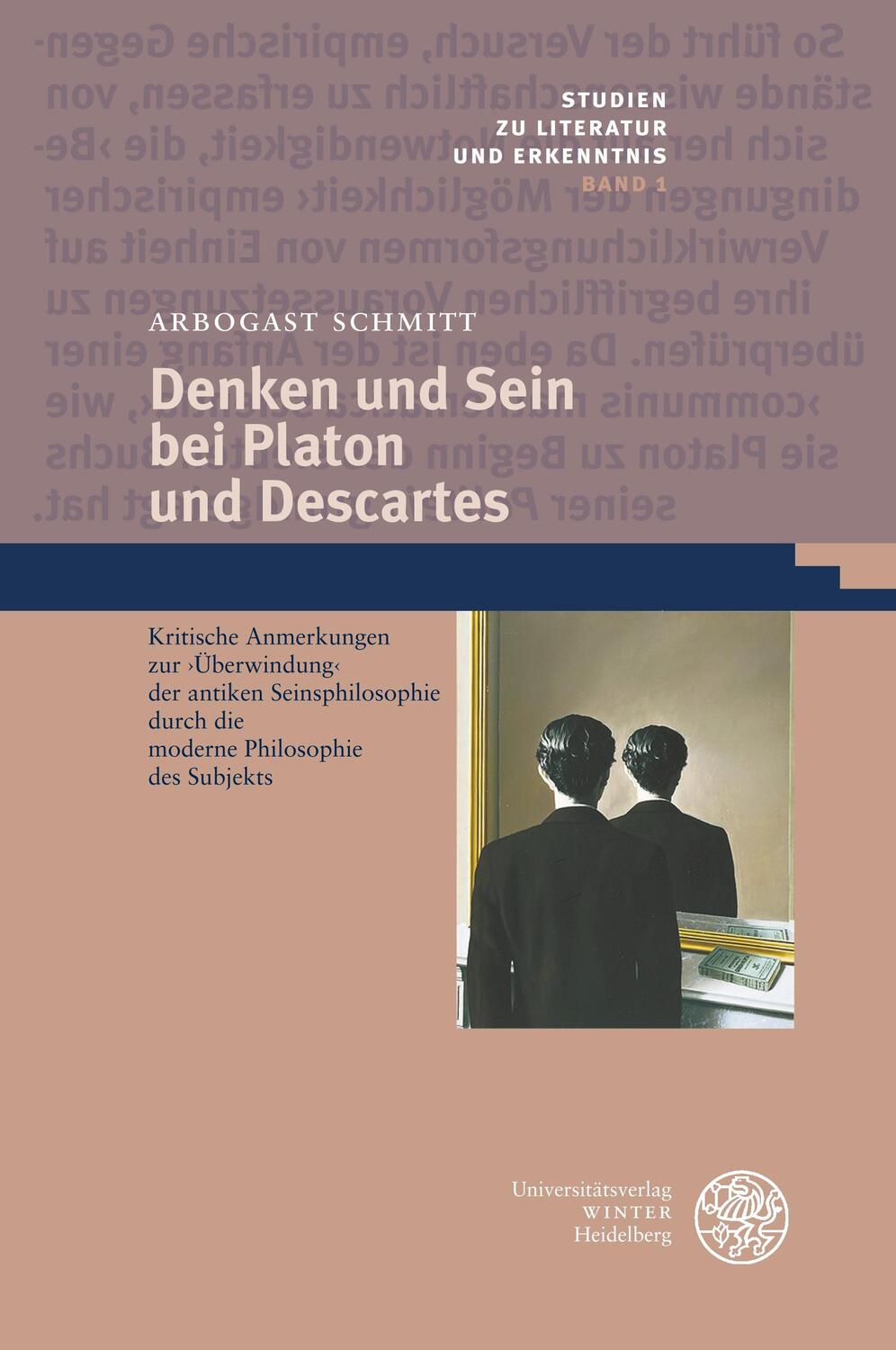 Cover: 9783825358242 | Denken und Sein bei Platon und Descartes | Arbogast Schmitt | Buch