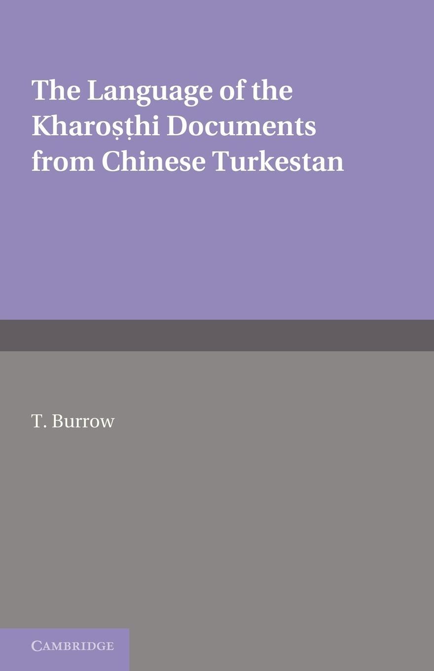 Cover: 9781107629486 | The Language of the Kharo Hi Documents from Chinese Turkestan | Burrow