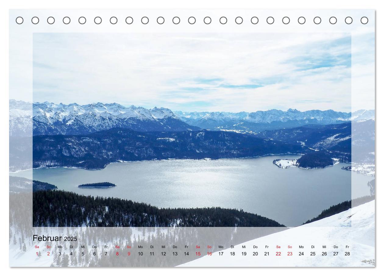 Bild: 9783435177776 | Walchensee (Tischkalender 2025 DIN A5 quer), CALVENDO Monatskalender