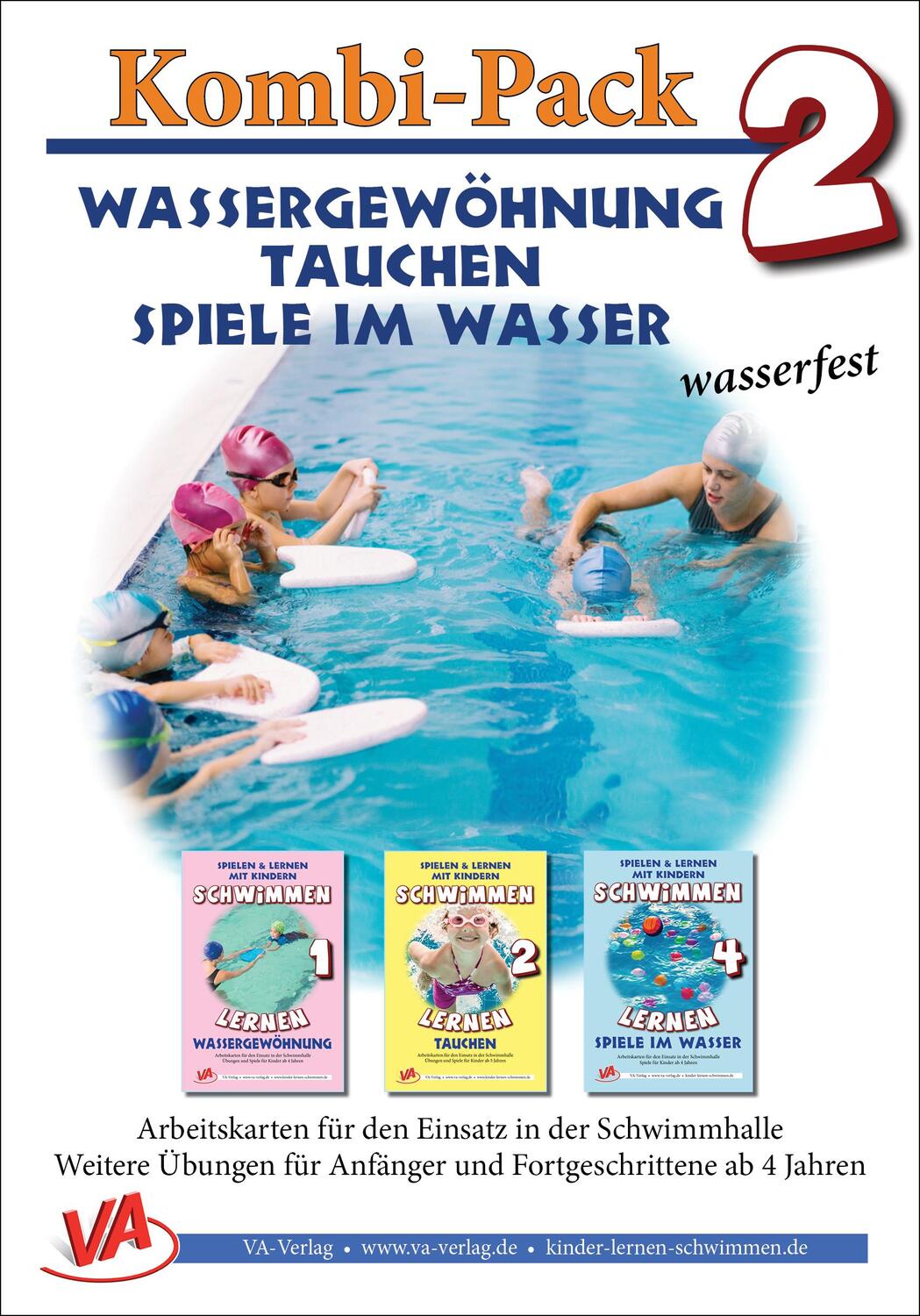 Cover: 9783944824895 | Wassergewöhnung, Tauchen &amp; Spiele, wasserfest | Kombi-Pack 2 | Aretz