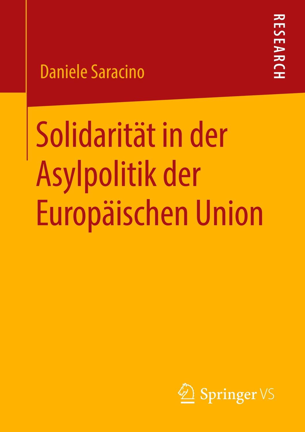Cover: 9783658279967 | Solidarität in der Asylpolitik der Europäischen Union | Saracino