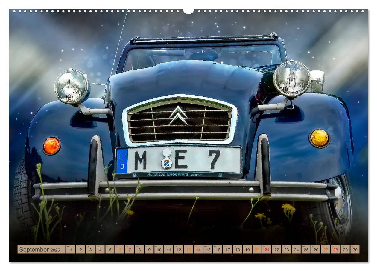 Bild: 9783435348640 | Die Ente - Citroën 2CV (Wandkalender 2025 DIN A2 quer), CALVENDO...