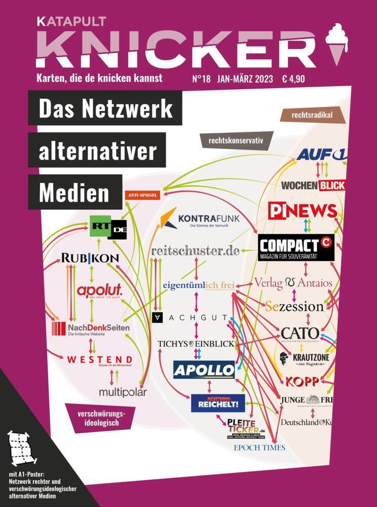 Cover: 9783948923631 | KNICKER Ausgabe 18 | Das Netzwerk alternativer Medien | KATAPULT