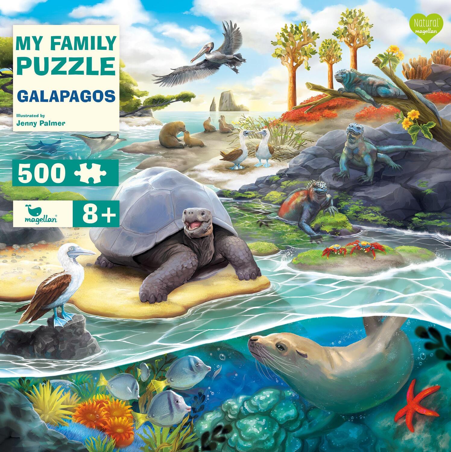 Cover: 4260671131298 | My Family Puzzle - Galapagos | Spiel | My Family Puzzle | N3129 | 2024