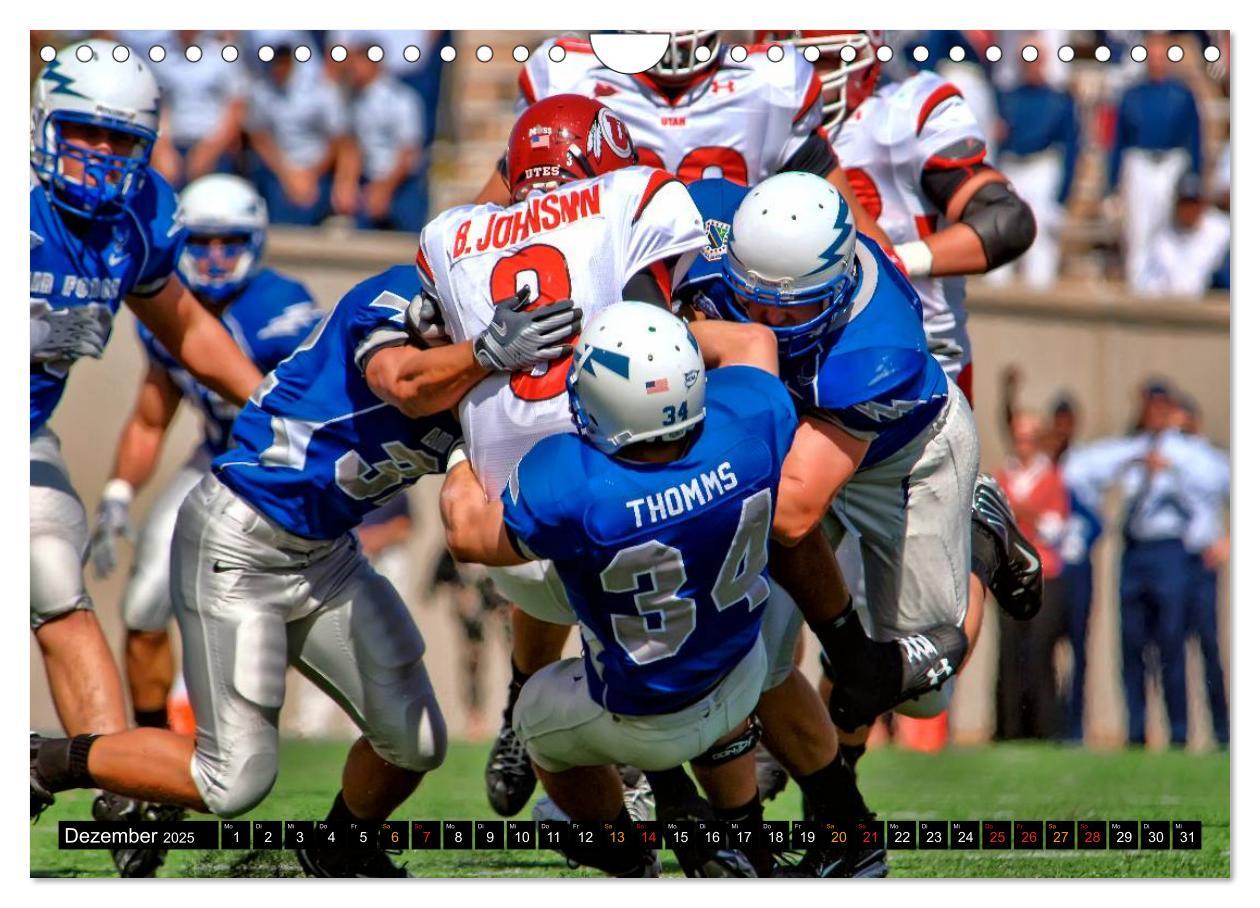 Bild: 9783435597024 | Kraft und Taktik - American Football (Wandkalender 2025 DIN A4...