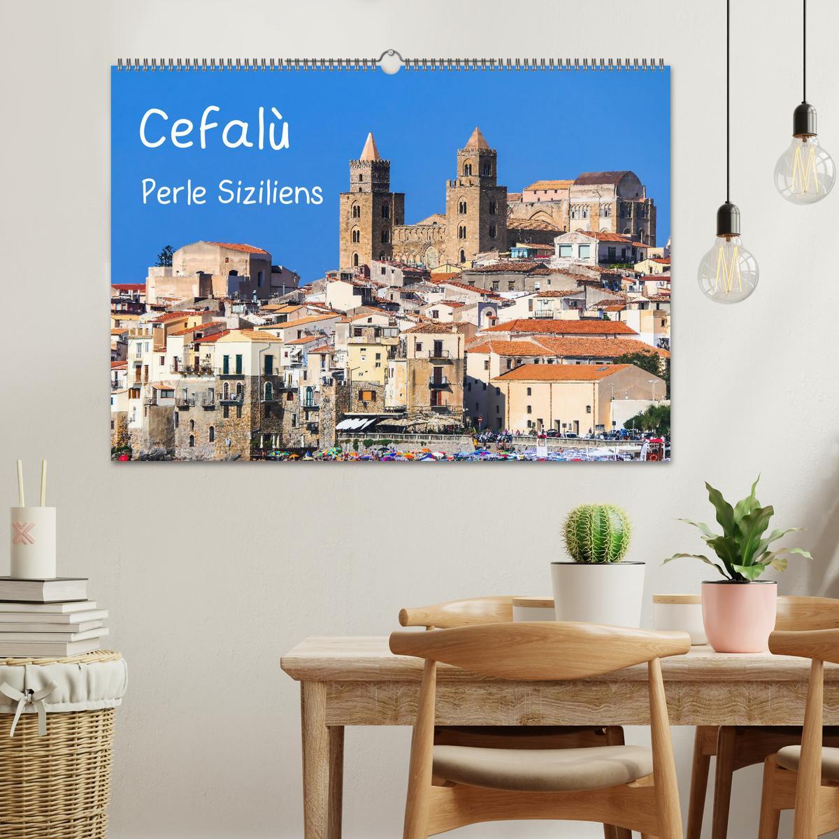 Bild: 9783383793660 | Cefalù Perle Siziliens (Wandkalender 2025 DIN A2 quer), CALVENDO...