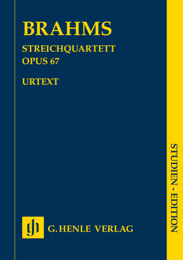 Cover: 9790201890418 | Streichquartett Op.67 | Urtext Edition | G. Henle Verlag