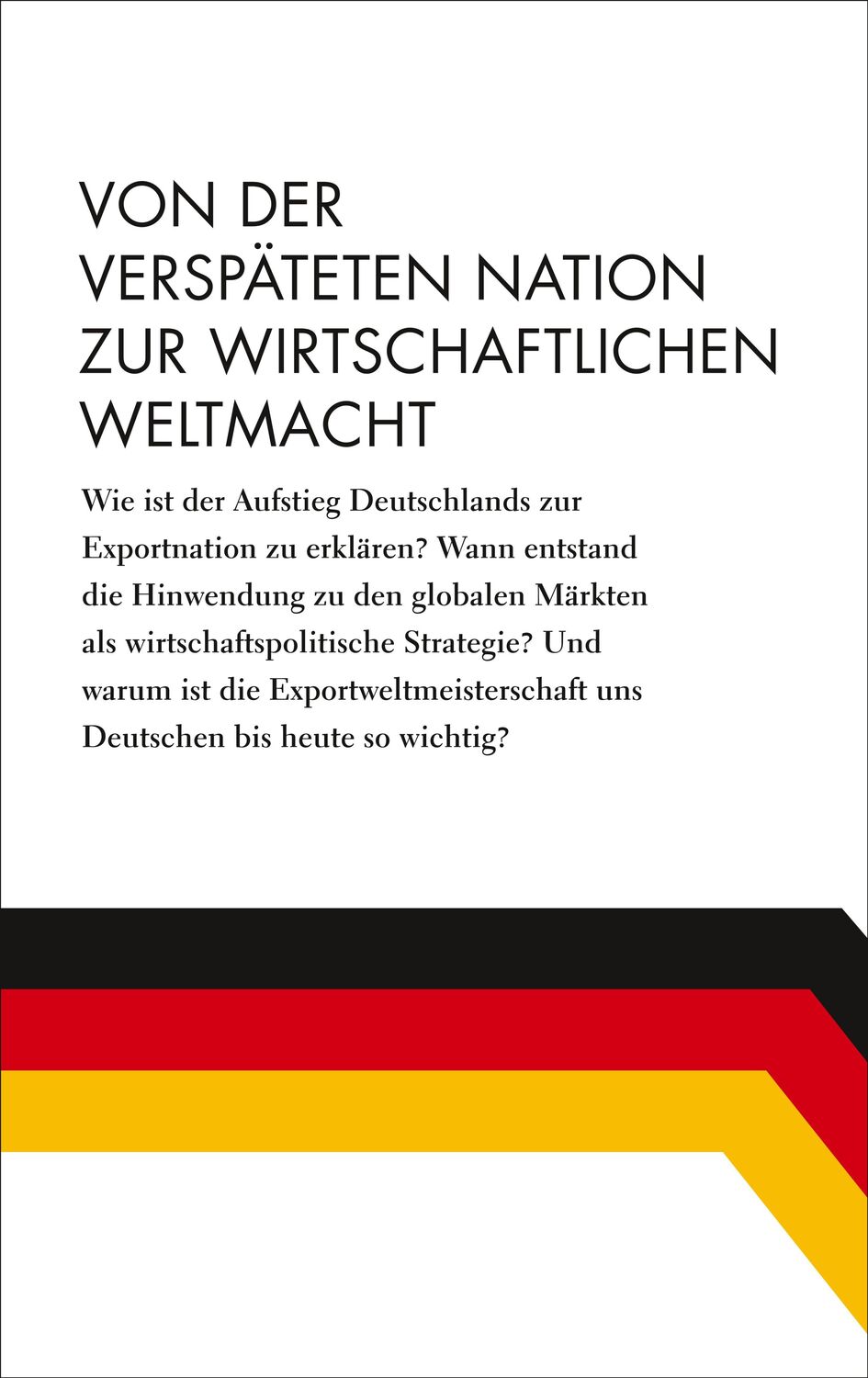 Rückseite: 9783518431344 | Exportweltmeister | Geschichte einer deutschen Obsession | Hesse