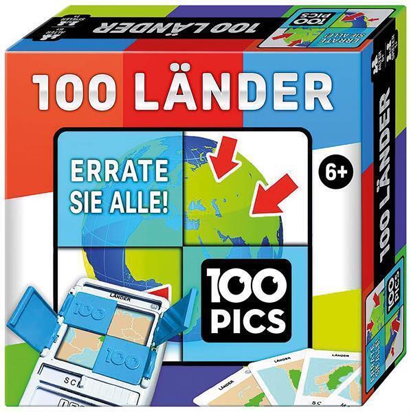 Cover: 5060542080484 | 100 PICS Länder (Spiel) | Errate sie alle! | Spiel | In Spielebox